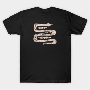Winding Snake - Ivory T-Shirt
